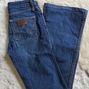 NWOT Girls Wrangler Dark Wash Jean 12 Slim
